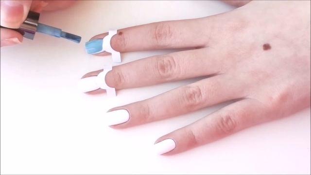 Лунный маникюр с украшением ) смотреть онлайн