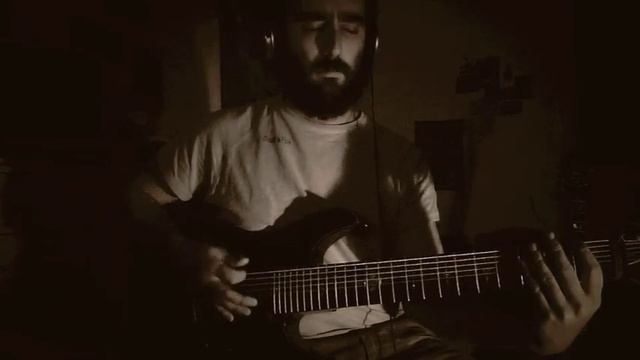 Schecter Damien Elite 8 strings/ POD XT live sound checking смотреть онлайн