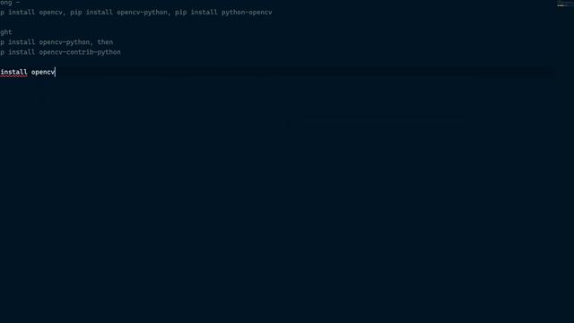 OpenCV Correct Installation смотреть онлайн