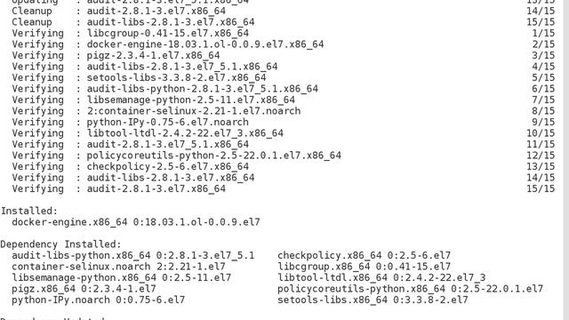 Installing Docker on Oracle Linux 7.5 смотреть онлайн