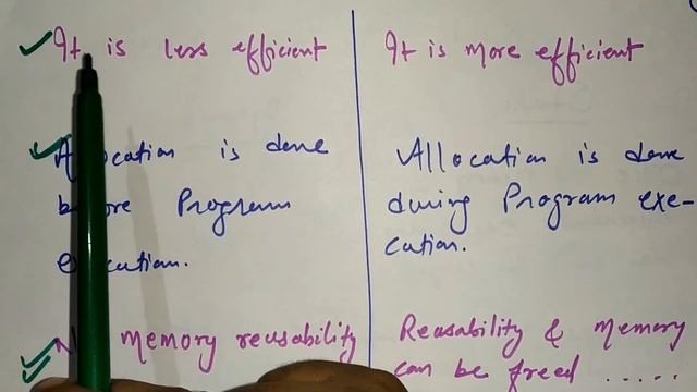 Static vs Dynamic Memory allocation || Comparison смотреть онлайн