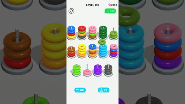 Level-751 in color hoop stack смотреть онлайн