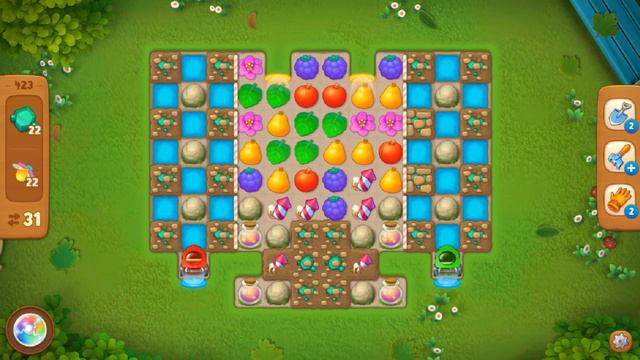 Gardenscapes Садовник ОСТИН #53 (уровни 419-426) История с Потерянной Шляпой смотреть онлайн