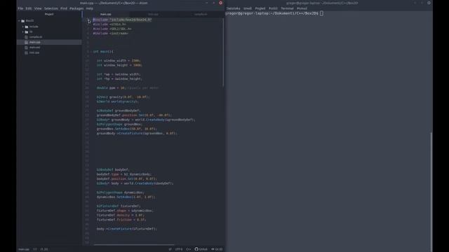 Compiling and runnning Box2D with your project смотреть онлайн