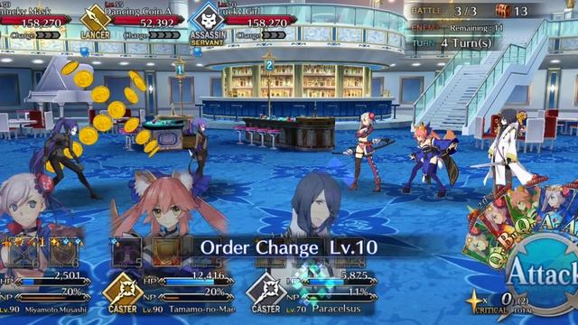 Fate/Grand Order Camelot Millionaire Fever Node 7-8 turn смотреть онлайн