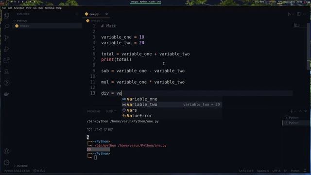 Python for Beginners :- Basic Math смотреть онлайн