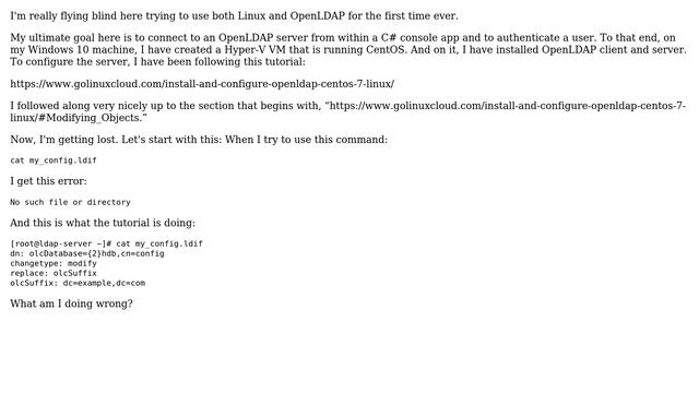 "cat" results in No Such File or Directory смотреть онлайн