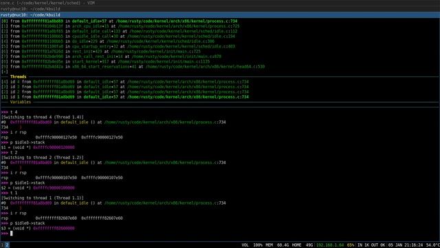 Linux kernel stack, PID 0 swapper processes смотреть онлайн
