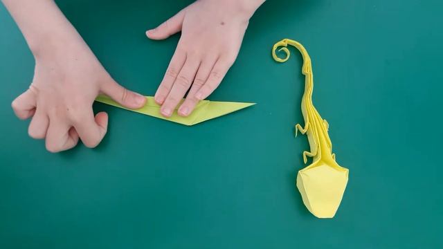 Ящерица оригами смотреть онлайн