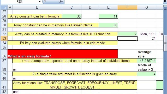 Excel Magic Trick 440: Array Formulas Advanced Tips смотреть онлайн