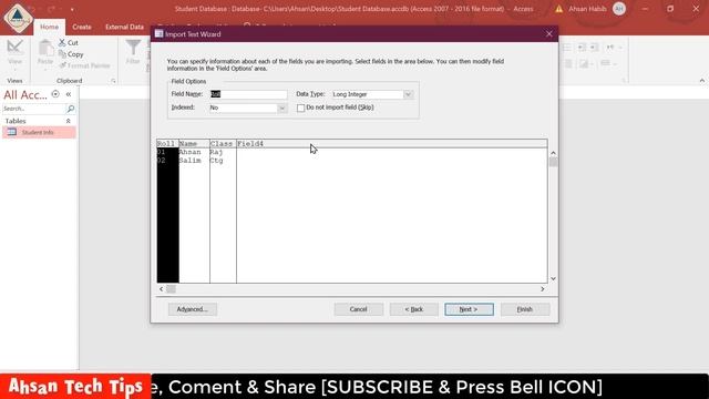 ? MS Access Database A to Z in Bangla I Part 07 I (Import & Export) смотреть онлайн
