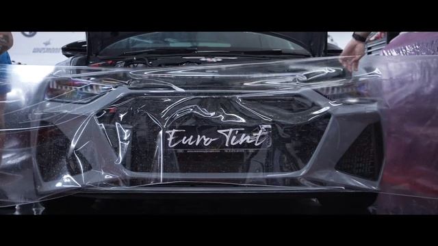 Audi RS6 C8 PPF installation смотреть онлайн