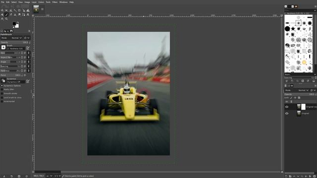 How to Create a Speed Motion Blur Effect in Gimp смотреть онлайн