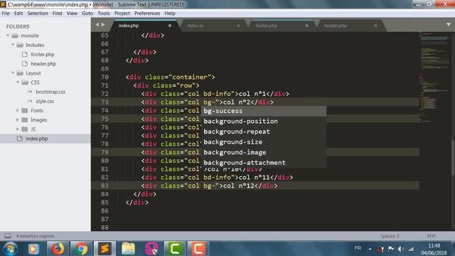Bootstrap Tutoriel Complet : Système De Grille -1 - Classe Container #16 смотреть онлайн