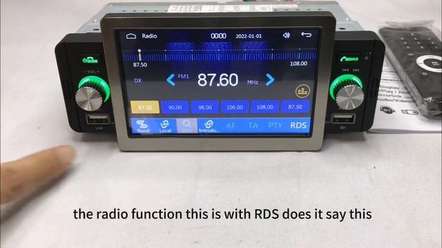 The Best 1DIN  5' Touchscreen  Car Stereo: Wireless Carplay & Android Auto