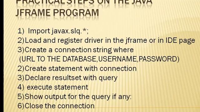 java to MYsql connection explained смотреть онлайн