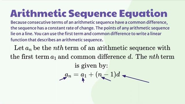 5.6 - Arithmetic Sequences смотреть онлайн