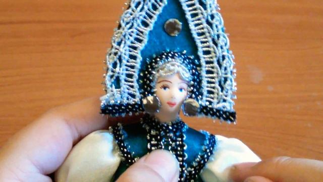 Обзор на мою самодельную куклу. смотреть онлайн