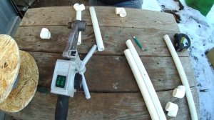 КАТУШКА ИЗ ПРОПИЛЕНОВЫХ ТРУБ.