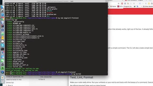 Angular2 with Spring boot смотреть онлайн