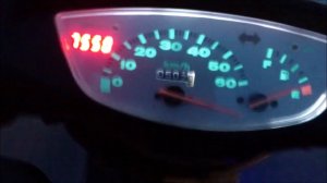 Тахометр на скутер часть 2 Установка