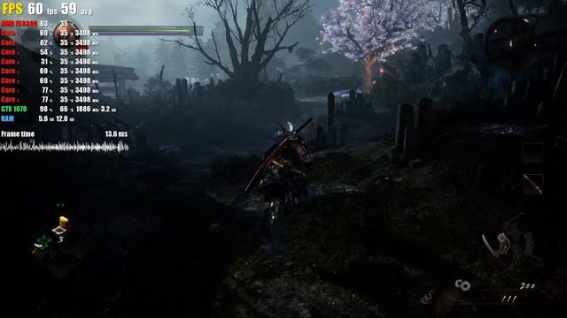 Nioh 2 GTX 1070 + AMD FX8300 смотреть онлайн