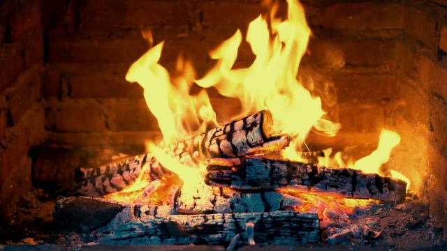 Fireplace 🔥 Enjoy the cozy crackling sounds of a burning fire смотреть онлайн