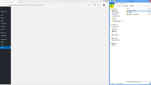 Set up Ukko - Elementor Personal Portfolio WordPress Theme смотреть онлайн