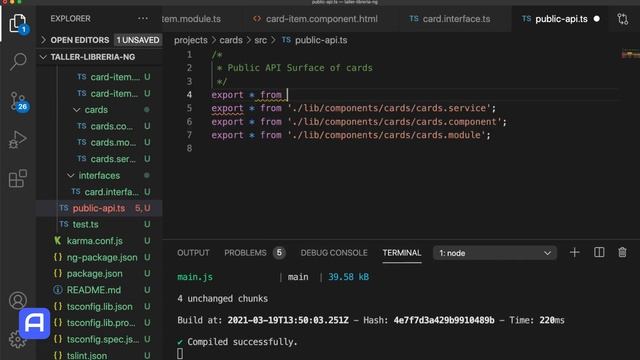 Creando librería completa Angular 11+ paso a paso смотреть онлайн