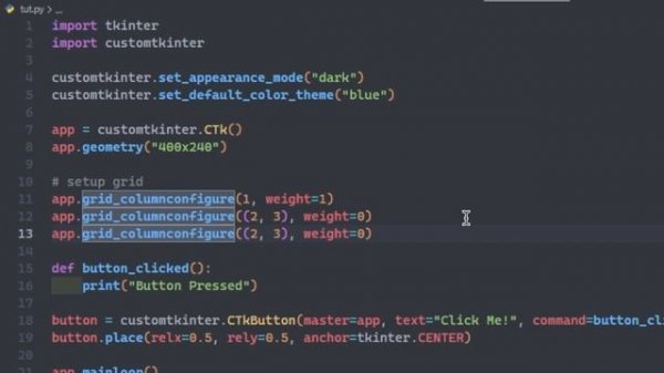 How to use Custom Tkinter (Python)