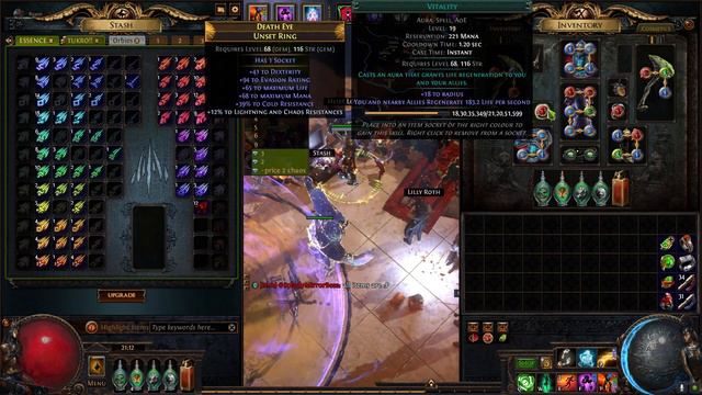 POE 3.19 - Flame Golem Elementalist ( League-start )-Day 1 Update+Mini Build Guide смотреть онлайн