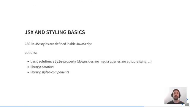 React Course, part 4.3: JSX and styling basics смотреть онлайн