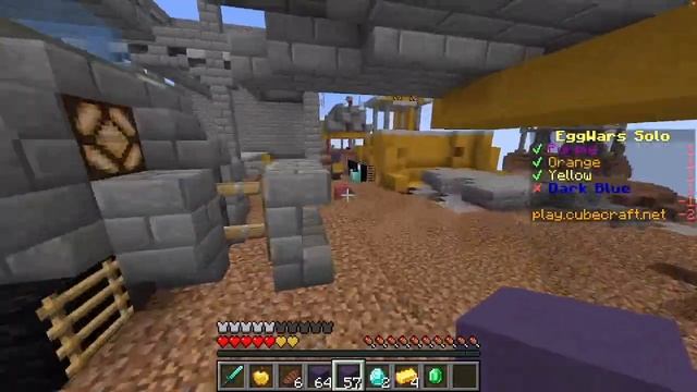 Destroying Normal-Half in Cubecraft Eggwars!! (Java) | Minecraft смотреть онлайн