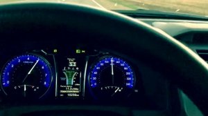 Тойота Камри РЕАЛЬНО ПРЕТ!!! 2.5 v55 разгон до 100 км/ч 7.9 сек
