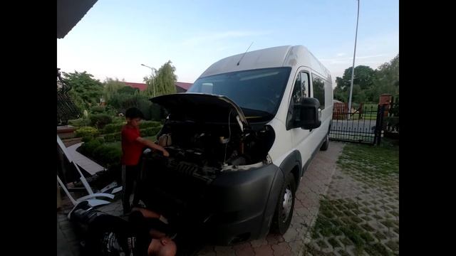 Part 1 / 3 Boxer Ducato Jumper. How To Remove The Front Of A Car. Zmiana Frontu Ducato Boxer Jumper