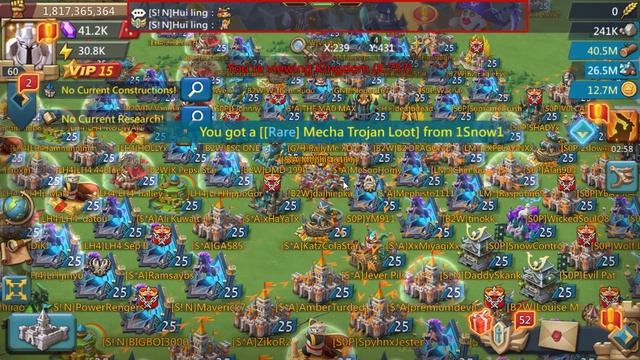 Lords Mobile - B2W Player On War Gear Zeroed ! смотреть онлайн