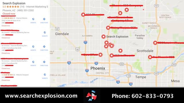 Search Explosion Google Map Services смотреть онлайн