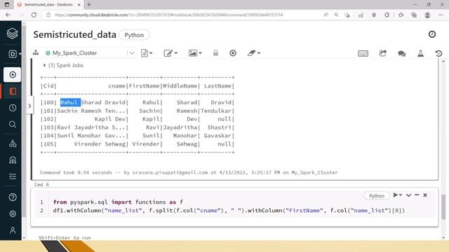 Splitting the required column data based on the size() in PySpark | Realtime scenario смотреть онлайн