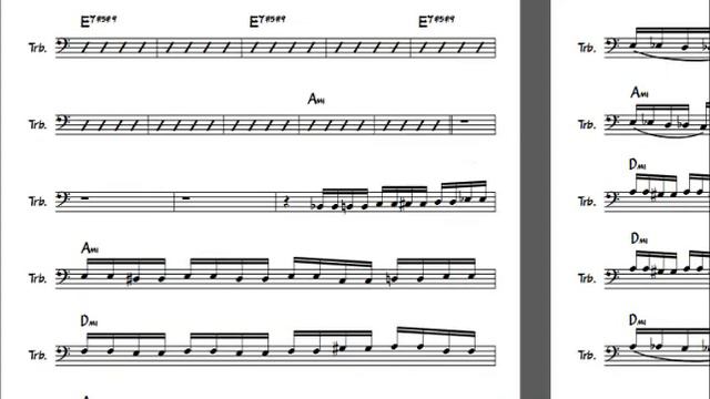 Green Hornet for Trombone + Sheet Music смотреть онлайн