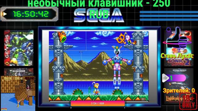Ретро Игоры Рестрименг Sega Mega Drive 2 смотреть онлайн