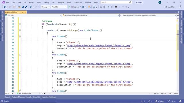 16. Seeding your database | ASP.NET MVC смотреть онлайн