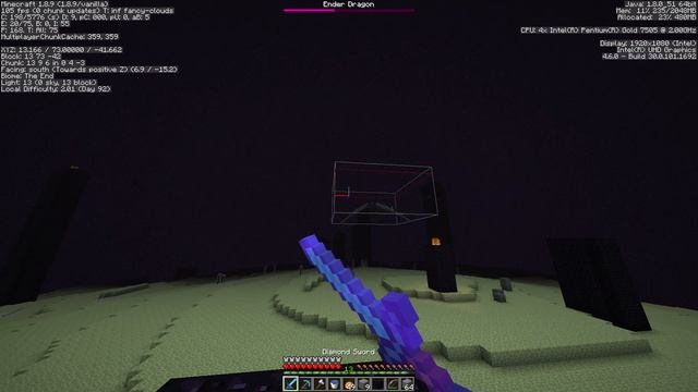 Minecraft 1.8.9 Lets play ep 14 Defeating The Ender Dragon смотреть онлайн