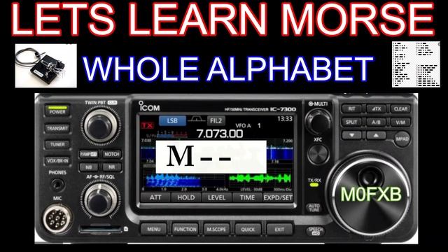 LEARN MORSE CODE-ICOM 7300 -PRACTICE смотреть онлайн