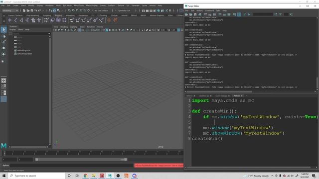 How to Easily Create a Window with Python in Maya смотреть онлайн