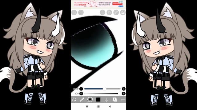 Обработка глаза|Gacha Life смотреть онлайн