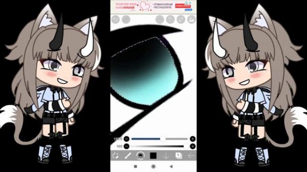 Обработка глаза|Gacha Life