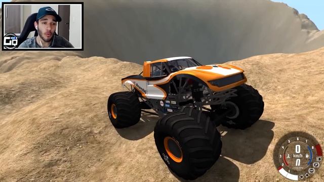 DESCI O MAIOR VULCÃO DO MUNDO! BeamNG.drive смотреть онлайн