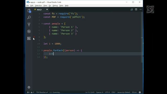 Create PDF in File System using Node смотреть онлайн