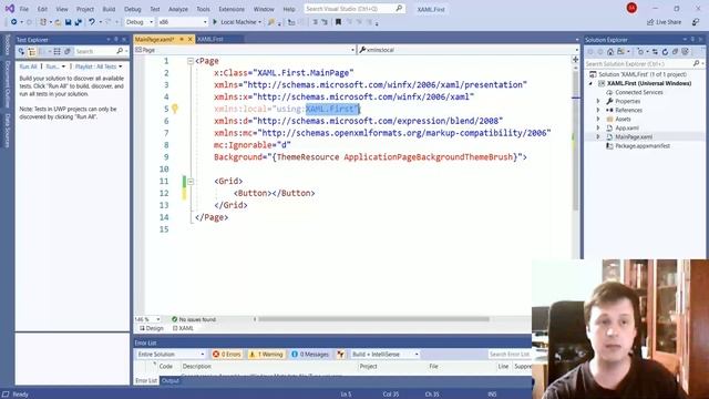 UWP. Основы вёрстки с помощью XAML смотреть онлайн
