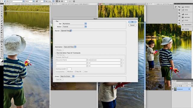 How to edit & save multiple photos at once in Photoshop (Actions, Batch Processing & Automation) смотреть онлайн